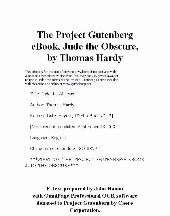 Jude the Obscure
