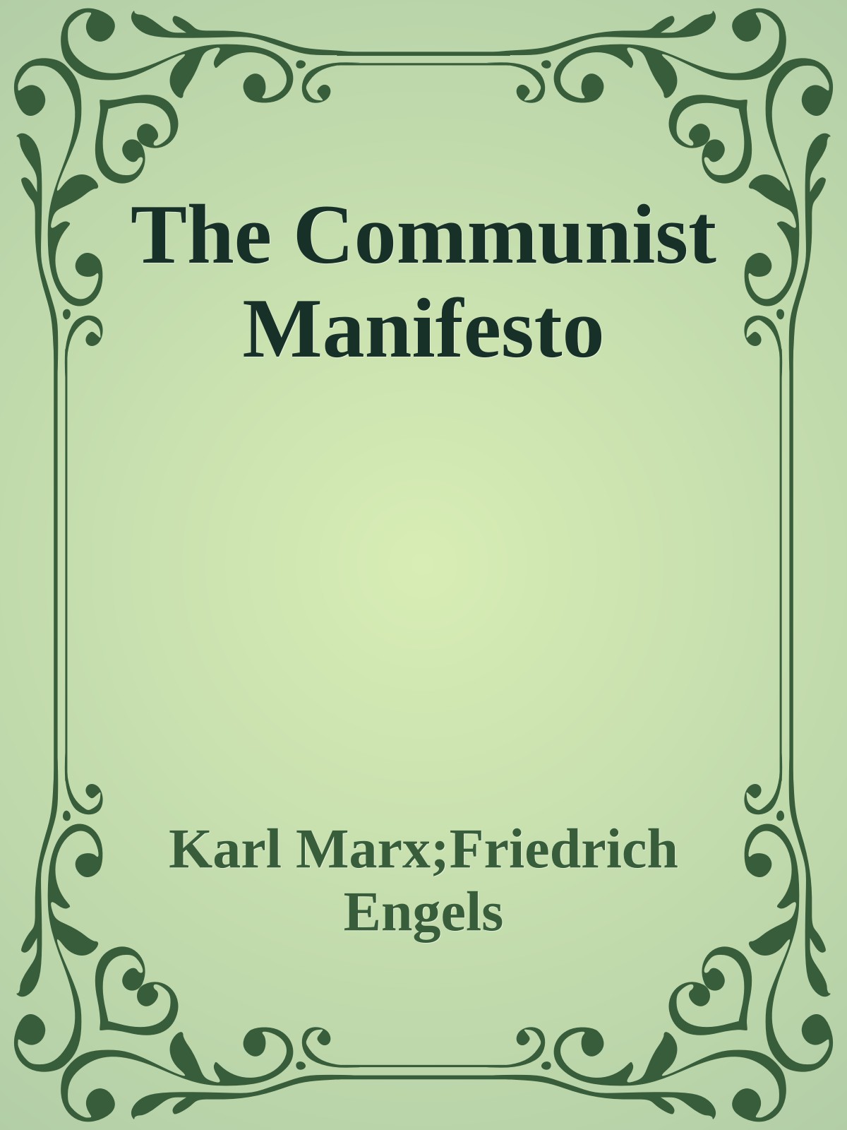 The Communist Manifesto